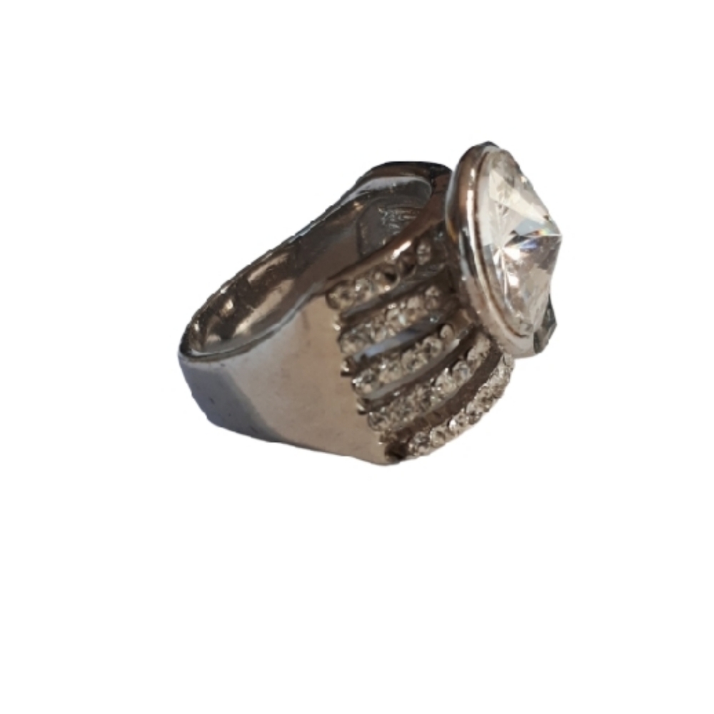 Crystal silver ring - Picture 4 of 4